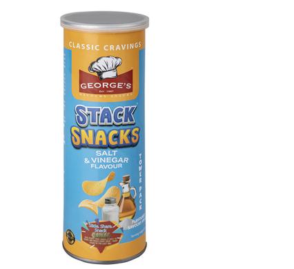 SNACK GEO S/VINEGAR STACK CRISP 100g