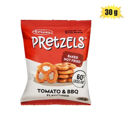 SNACK TF PRETZELS TOMATO & BBQ 30g