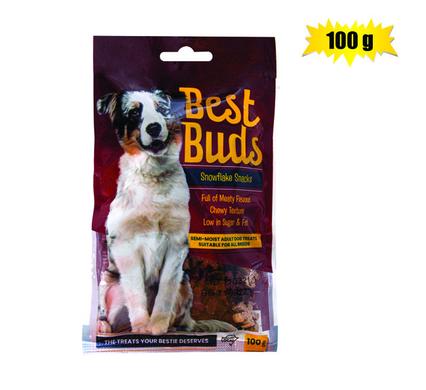 BEST BUDS DOG TREAT SNOWFLAKE 100gr