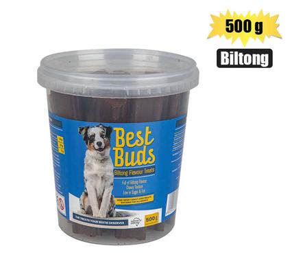 BEST BUDS DOG TREAT BILTONG 500g