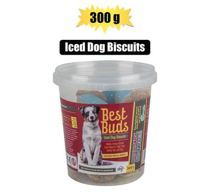 BEST BUDS DOG BISCUITS ICED 300G