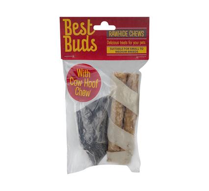 PET DOG RAWHIDE CHEW WITH HOOF PACK-2