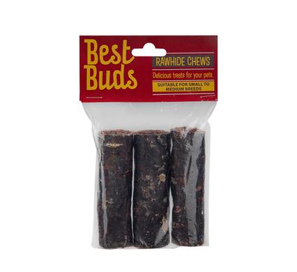 PET DOG RAWHIDE CHEW THICK PACK-3