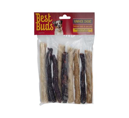 PET DOG RAWHIDE CHEW THIN PACK-8
