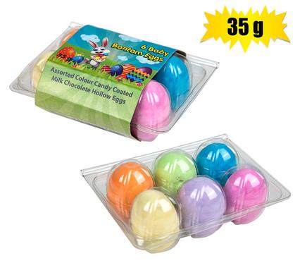 SWEET CHOC RP EGGS S/COATED BANTAM 35g